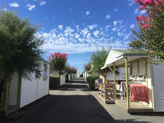 outside, Chalet 5 people, camping les tulipes, la faute sur mer, la tranche sur mer,  heated pool, beach access - Camping les tulipes