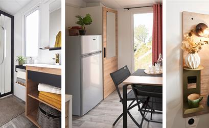 Rental mobile homes 6 pers. at the campsite Les Tulipes, campsite with heated pool, seaside campsite at la Faute sur Mer close to the Tranche sur Mer in Vendée - Camping les tulipes